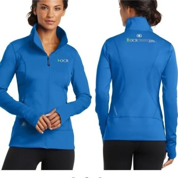 Ogio Endurance Blue Jacket L Polyester/Spandex Womens Full-Zip Performance Hoodi - Picture 13 of 14